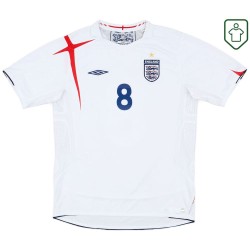 Camiseta retro local Inglaterra 2005/07 para hombre Lampard #8 Camiseta retro local Inglaterra 2005/07 para hombre Lampard #8