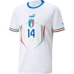 Federico Chiesa #14 Italia Camiseta de Visita Mundial 2022 Federico Chiesa #14 Italia Camiseta de Visita Mundial 2022