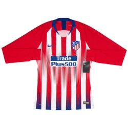 Camiseta de casa RODRIGO Atletico Madrid 2024/25 de manga larga para niños Camiseta de casa RODRIGO Atletico Madrid 2024/25 de manga larga para niños