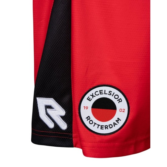 Pantalones Cortos de Local Excelsior Rotterdam 2026/27 - Rojos para Niño Pantalones Cortos de Local Excelsior Rotterdam 2026/27 - Rojos para Niño