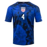 Tyler Adams #4 USMNT Camiseta de Visita Mundial 2022 Tyler Adams #4 USMNT Camiseta de Visita Mundial 2022