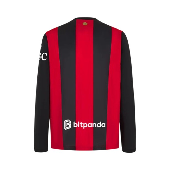 Camiseta de manga larga de local Milan 2026/27 para mujer