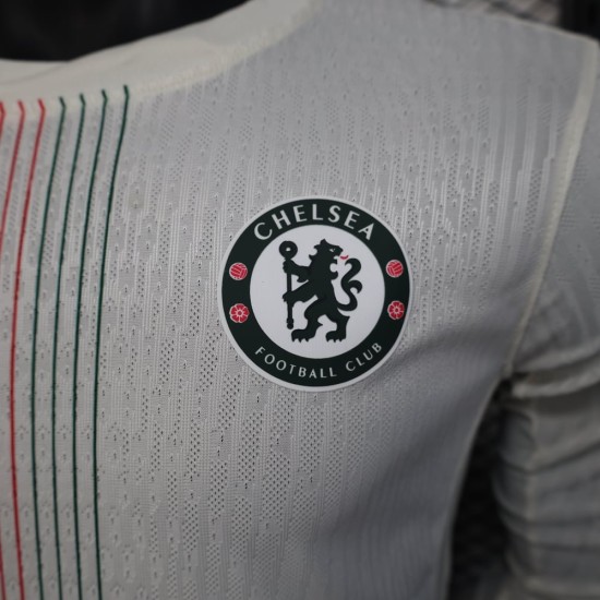 Hombre Chelsea 2025/26 Camiseta de Visitante Manga Larga
