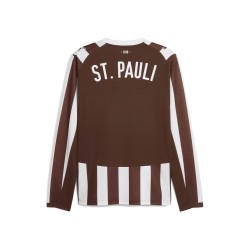 Camiseta de manga larga local FC St. Pauli 2025/26 para niño Camiseta de manga larga local FC St. Pauli 2025/26 para niño