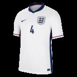 Declan Rice #4 Inglaterra Camiseta de Local EURO 2024