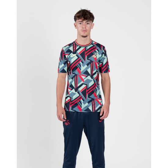 Hombre Swansea City 2025/26 Tercera Camiseta de Calentamiento