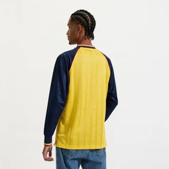 Camiseta Retro de Visitante de Manga Larga 1988/89 Arsenal Infantil