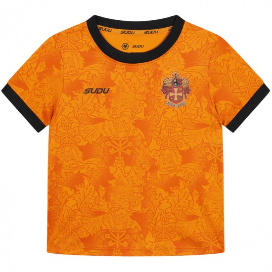 Kit local Wolverhampton Wanderers 2026/27 para niño