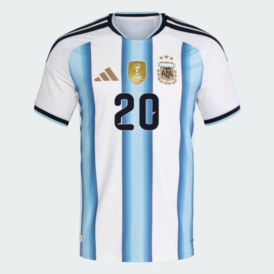 Camiseta Oficial Local Argentina 2026 Mujer MAC ALLISTER #20