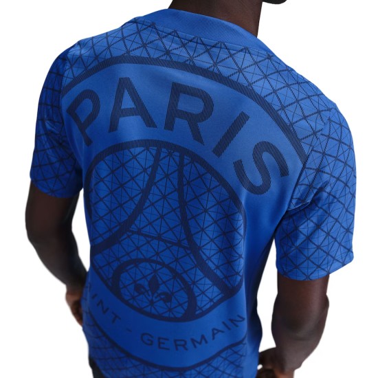 Niño Camiseta pre-partido tercera PSG 2025/26 - Azul