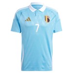 Camiseta de visitante DE BRUYNE Bélgica 2024/25 para niños Camiseta de visitante DE BRUYNE Bélgica 2024/25 para niños