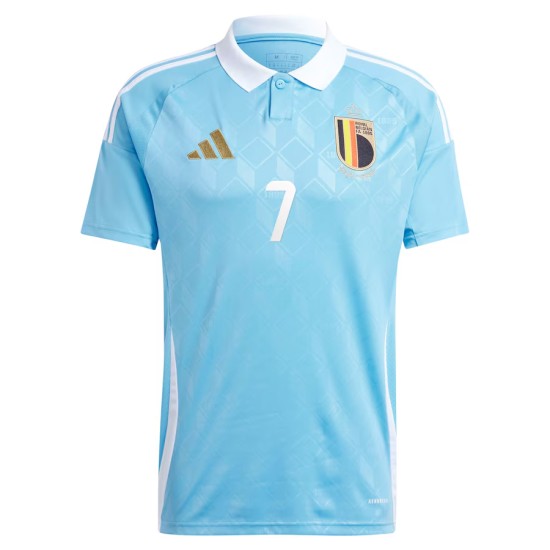 Camiseta de visitante DE BRUYNE Bélgica 2024/25 para niños Camiseta de visitante DE BRUYNE Bélgica 2024/25 para niños