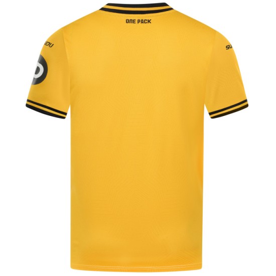 Camiseta de casa de hombre Wolverhampton Wanderers 2024/25 Camiseta de casa de hombre Wolverhampton Wanderers 2024/25