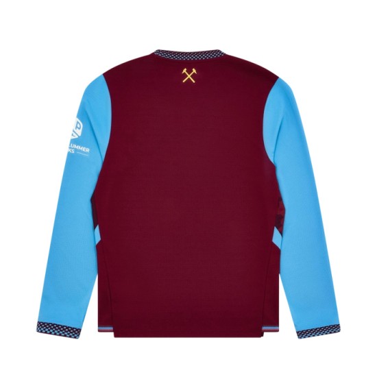Camiseta de Manga Larga de Local West Ham United 2026/27 para Niño