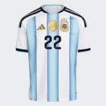 Camiseta Oficial Local Argentina 2026 Mujer L. MARTÍNEZ #22
