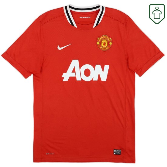 Camiseta retro local hombre Manchester United 2011/12 Rooney #10