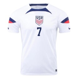 Giovanni Reyna #7 USMNT Camiseta de Local Mundial 2022 Giovanni Reyna #7 USMNT Camiseta de Local Mundial 2022