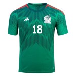 Andres Guardado #18 México Camiseta de Local Mundial 2022