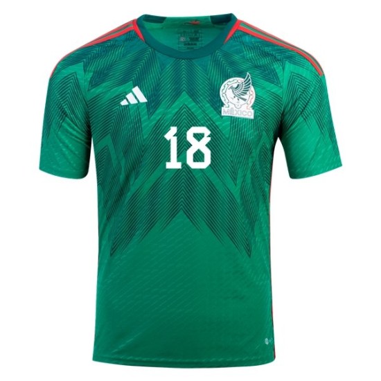 Andres Guardado #18 México Camiseta de Local Mundial 2022