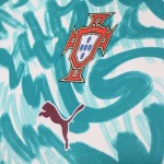 Camiseta de Entrenamiento Prepartido de la Copa Mundial 2026 de Portugal Tercera Equipación Verde para Hombre