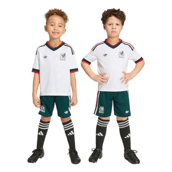 Niños México 2026 Kit de visitante Copa del Mundo