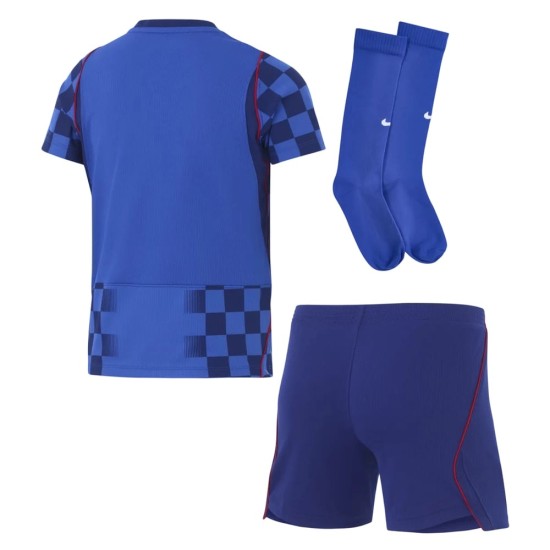 Conjunto de la Copa Mundial 2026 de Croacia Segunda Equipación para Niño Conjunto de la Copa Mundial 2026 de Croacia Segunda Equipación para Niño