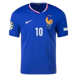 Kylian Mbappé #10 Francia Camiseta de Local EURO 2024 Kylian Mbappé #10 Francia Camiseta de Local EURO 2024