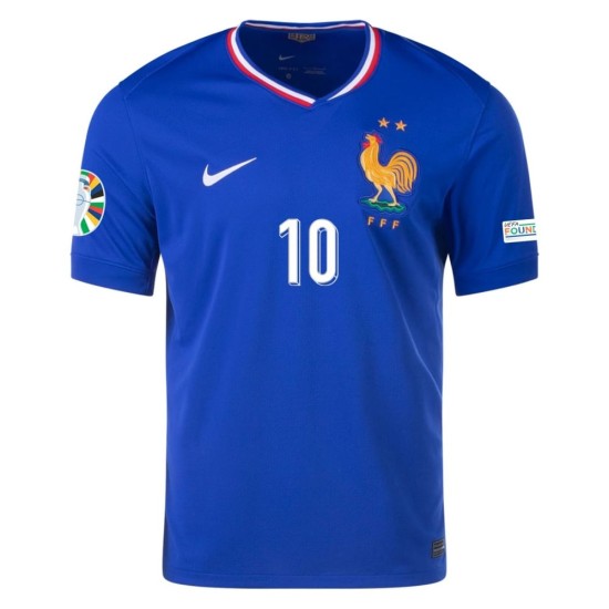Kylian Mbappé #10 Francia Camiseta de Local EURO 2024