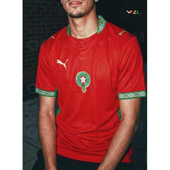 Mujer Camiseta Local de la Copa del Mundo 2026 Marruecos