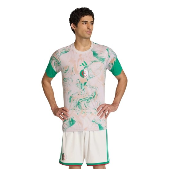 Camiseta de Entrenamiento Prepartido de la Copa Mundial 2026 de Argelia Segunda Equipación para Hombre