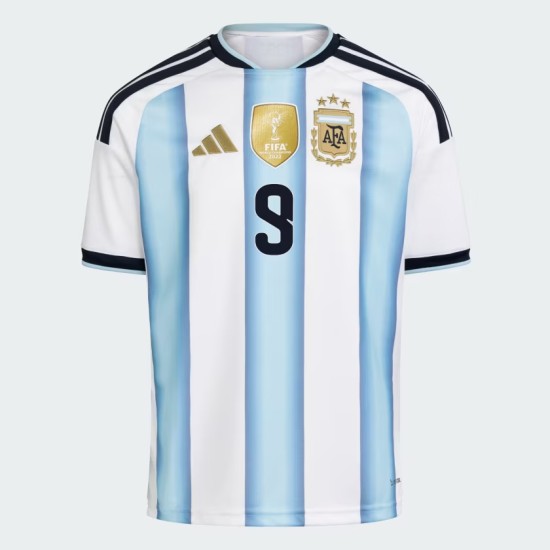 Camiseta Oficial Local Argentina 2026 Hombre J. ALVAREZ #9