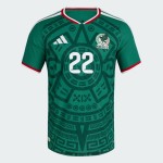 Camiseta Oficial Local México 2026 Mujer H. LOZANO #22