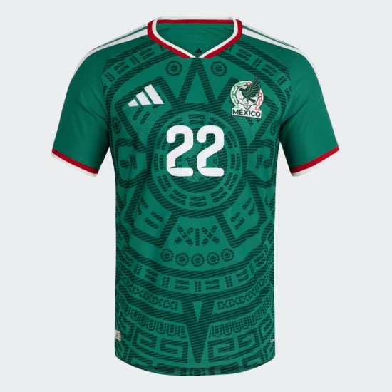 Camiseta Oficial Local México 2026 Mujer H. LOZANO #22