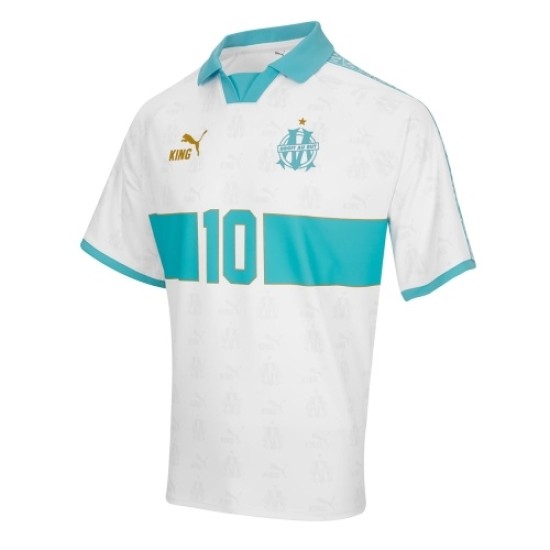 Camiseta Retro King OM #10 - Blanca Niño Camiseta Retro King OM #10 - Blanca Niño