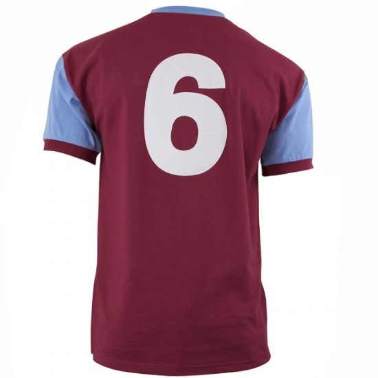 Camiseta Retro Bobby Moore Primera Mujer West Ham United 1958 #6