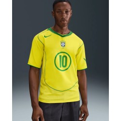 Camiseta Hombre Brasil 2004 T90 Remake - Ronaldinho nº10 Camiseta Hombre Brasil 2004 T90 Remake - Ronaldinho nº10