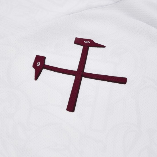 Camiseta visitante infantil West Ham United 2026/27 sin patrocinador