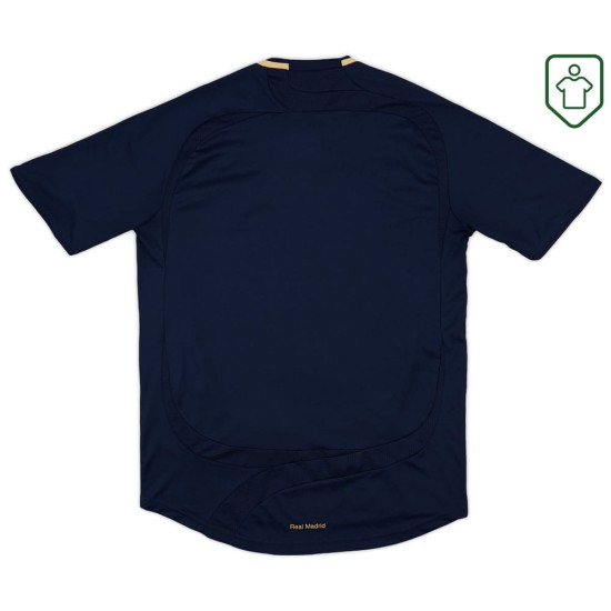 Hombre Camiseta retro visitante Real Madrid 2007/08 Negra