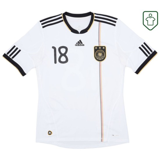 Camiseta retro local Alemania 2010/11 para hombre Kroos #18 Camiseta retro local Alemania 2010/11 para hombre Kroos #18