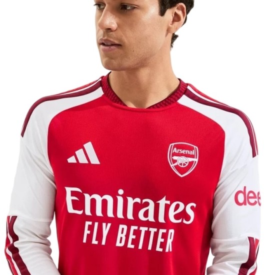 Camiseta Local Masculina de Manga Larga Arsenal 2026/27