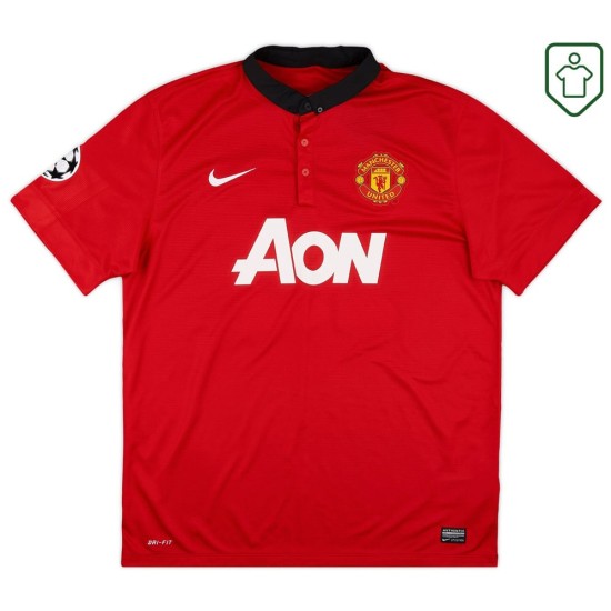 Camiseta retro local Champions League hombre Manchester United 2013/14 Rooney #10 Camiseta retro local Champions League hombre Manchester United 2013/14 Rooney #10
