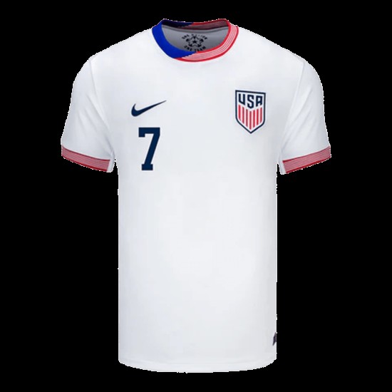 Giovanni Reyna #7 USMNT Camiseta de Local Copa América 2024 Giovanni Reyna #7 USMNT Camiseta de Local Copa América 2024