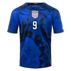 Ricardo Pepi #9 USMNT Camiseta de Visita Mundial 2022 Ricardo Pepi #9 USMNT Camiseta de Visita Mundial 2022