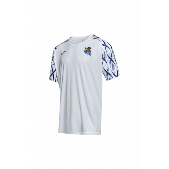 Camiseta de calentamiento local Real Sociedad 2026/27 para mujer Camiseta de calentamiento local Real Sociedad 2026/27 para mujer