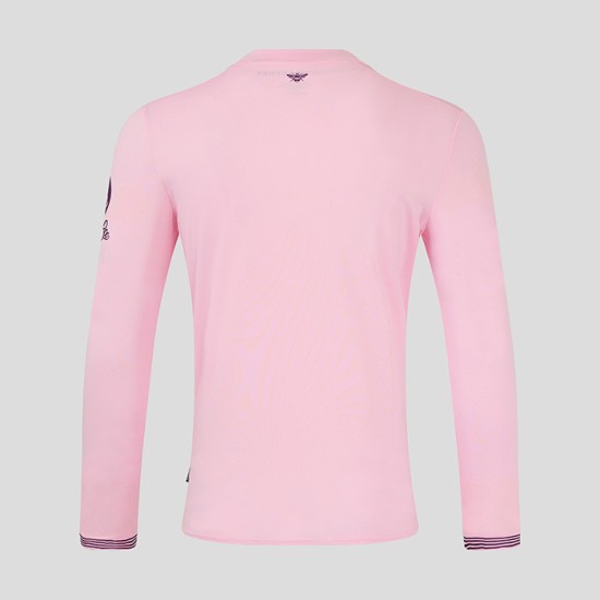 Camisa de manga larga de visitante para hombre Brentford 2024/25 Camisa de manga larga de visitante para hombre Brentford 2024/25
