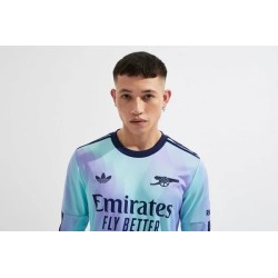 Camisa de tercera equipación de manga larga para hombre Arsenal 2024/25 Camisa de tercera equipación de manga larga para hombre Arsenal 2024/25