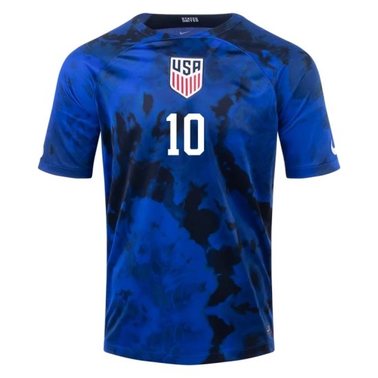 Christian Pulisic #10 USMNT Camiseta de Visita Mundial 2022