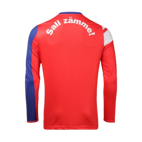 Camiseta pre-partido de manga larga tercera Hombre FC Bâle 1893 2023/24 Camiseta pre-partido de manga larga tercera Hombre FC Bâle 1893 2023/24