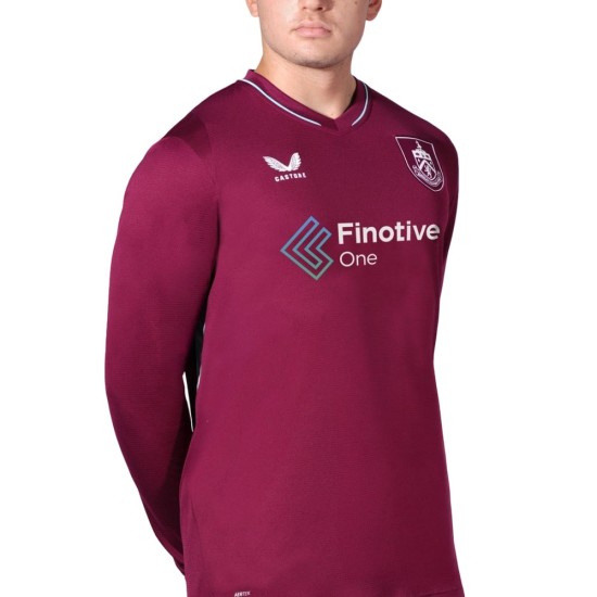 Camiseta de local de manga larga Burnley 2026/27 para niño