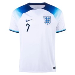 Jadon Sancho #7 Inglaterra Camiseta de Local Mundial 2022 Jadon Sancho #7 Inglaterra Camiseta de Local Mundial 2022